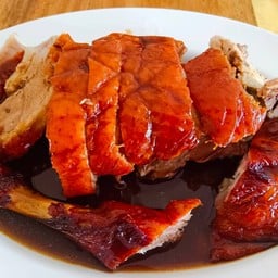 เป็ดย่างสับ(เป็นจาน)+น้ำราดเป็ด