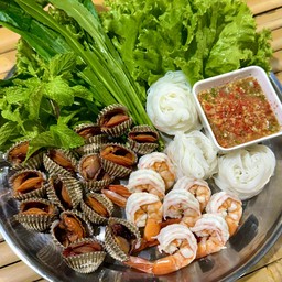 เมี่ยงหอยแครงกุ้ง