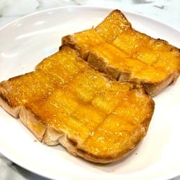 ปังปิ้ง 2 แผ่น  แยมส้ม