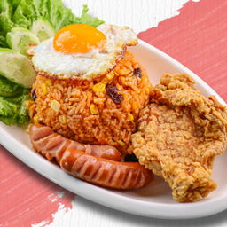 ข้าวผัดสะโพกอเมริกัน