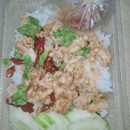 ข้าวราดกระเพราไก่