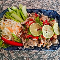 หมูนึ่งมะนาว