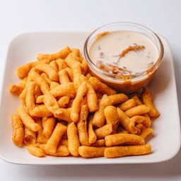 ปาท่องโก๋ สังขยาชาไทย.