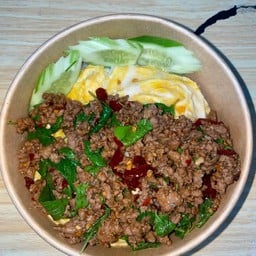 กระเพราเนื้อสับ