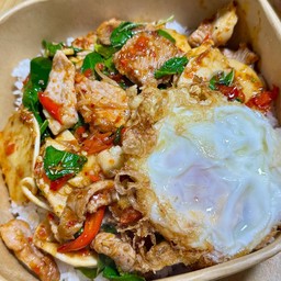 พริกแกงหมูหน่อไม้ดอง ไม่ไข่ดาว