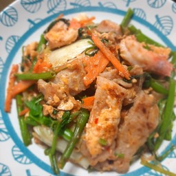 สุกี้แห้งหมู