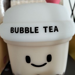 โคมไฟแก้วชาไข่มุกน่ารัก