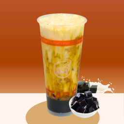 นมสดเฉาก๊วยบราวน์ชูการ์Brown sugar grass jelly