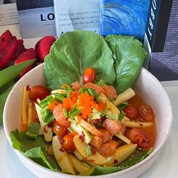 ตำแอปเปิ้ลแซลม่อน