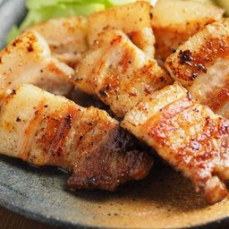 หมูสันนอกย่าง (Grill Pork Belly)
