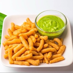 ปาท่องโก๋  สังขยาใบเตย