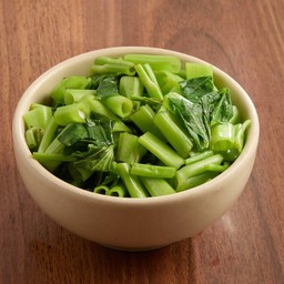 ผักบุ้งลวก