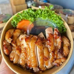 ข้าว/บหมี่หน้าไก่ย่างเทอริยากิ By.มิกิ