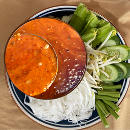 ขนมจีน + น้ำพริกหวาน