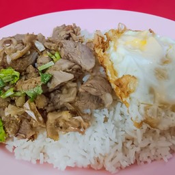 ข้าวหน้าเป็ดกระเทียม(ราดข้าว)