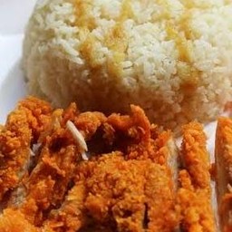 ข้าวไก่ทอดสไปซี่