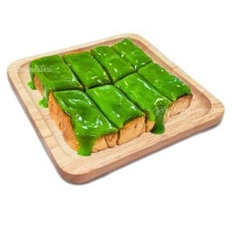 ขนมปังปิ้ง - สังขยาใบเตย