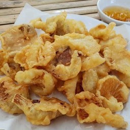 เห็ดนางฟ้า ชุบแป้งทอด