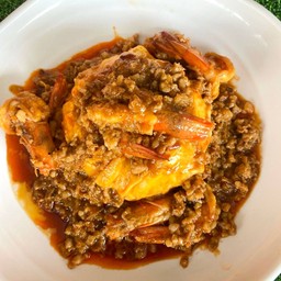 ข้าวไข่ข้นมันกุ้ง