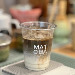 *Classic hojicha latte, Uji