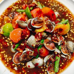 ตำหอยแครง