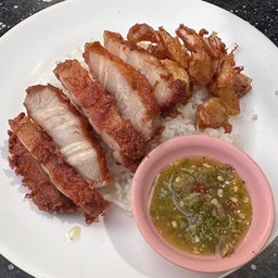 ข้าวหมูทอด