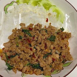 ข้าวกระเพราหมูสับ