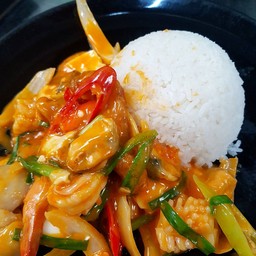 ทะเลไข่เค็มราดข้าว