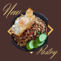 ข้าวกะเพราหมูสับ+ไข่ดาว