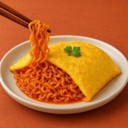 มาม่าเกาหลีห่อไข่ By tina