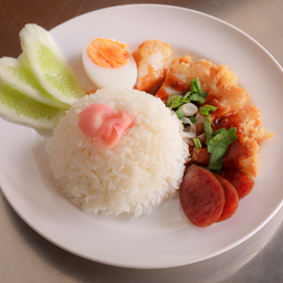 ข้าวหมูกรอบ