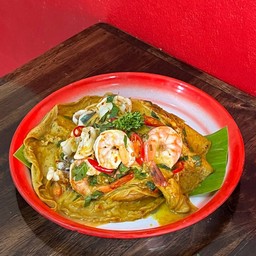 ข้าวไข่ข้นห่อหมกทะเล