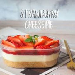 GREEK YOGURT STRAWBERRY CHEESECAKE