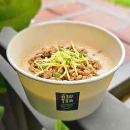 โจ๊กข้าวโอ๊ตหมูสับ+เห็ดหอม