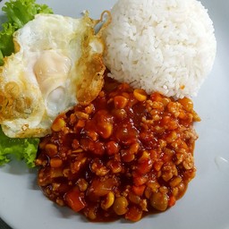 ข้าวไข่ดาวซอสไก่