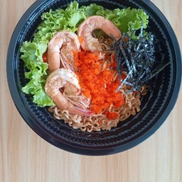 มาม่าซอสเผ็ดไข่กุ้ง+กุ้ง(แห้ง)