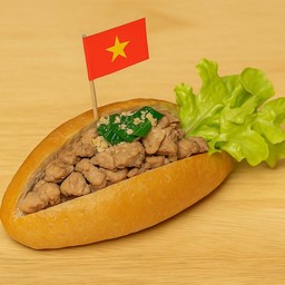 Banhmi stir-fried chicken small size | บั๋นหมี่ไก่ตะไคร้เล็ก|Bánh mì gà xào sả (size nhỏ)