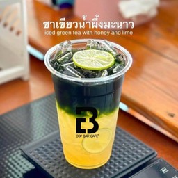 ชาเขียวน้ำผึ้งมะนาว