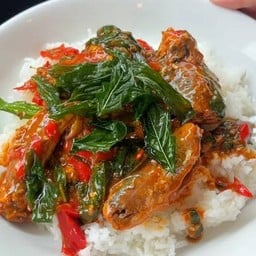 ผัดกระเพราปลาป๋อง