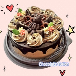 เค้ก Chocolate Fusion (ช็อกโกแลตฟิวชั่น) 1 ปอนด์