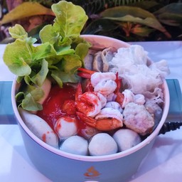 เซ็ตเย็นตาโฟหม้อไฟชุดใหญ่