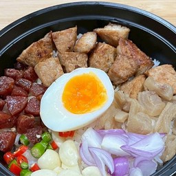 คำโป่ม -ข้าวขยำหมูทอด หมูกระทะ