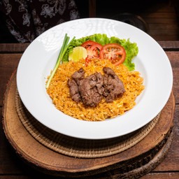 ข้าวผัดเนื้อออสเตรเลียสไลซ์