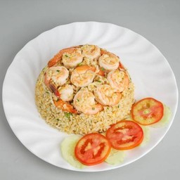 ข้าวผัดกุ้ง  shrimp fried rice 虾烧饭