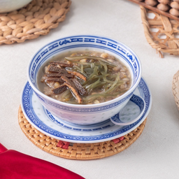 ถั่วเขียวต้มเปลือกส้มสาหร่าย 陈皮海带绿豆Mung Beans with Tangerine Peel & Seaweed