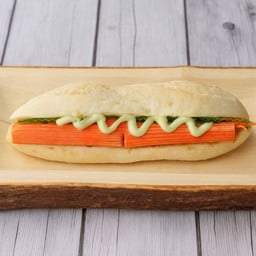 Banhmi kani with mayonnaise wasabi Big size| บั๋นหมี่ปูอัดวาซาบิใหญ่