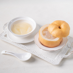 รังนกตุ๋นสาลี่  沙梨顿燕窝 Stewed Bird's Nest with Snow Pear