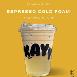 iced espresso cold foam ( D )