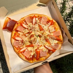 พิซซ่า แฮม+ปูอัด