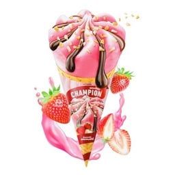 Champion Strawberry Cone